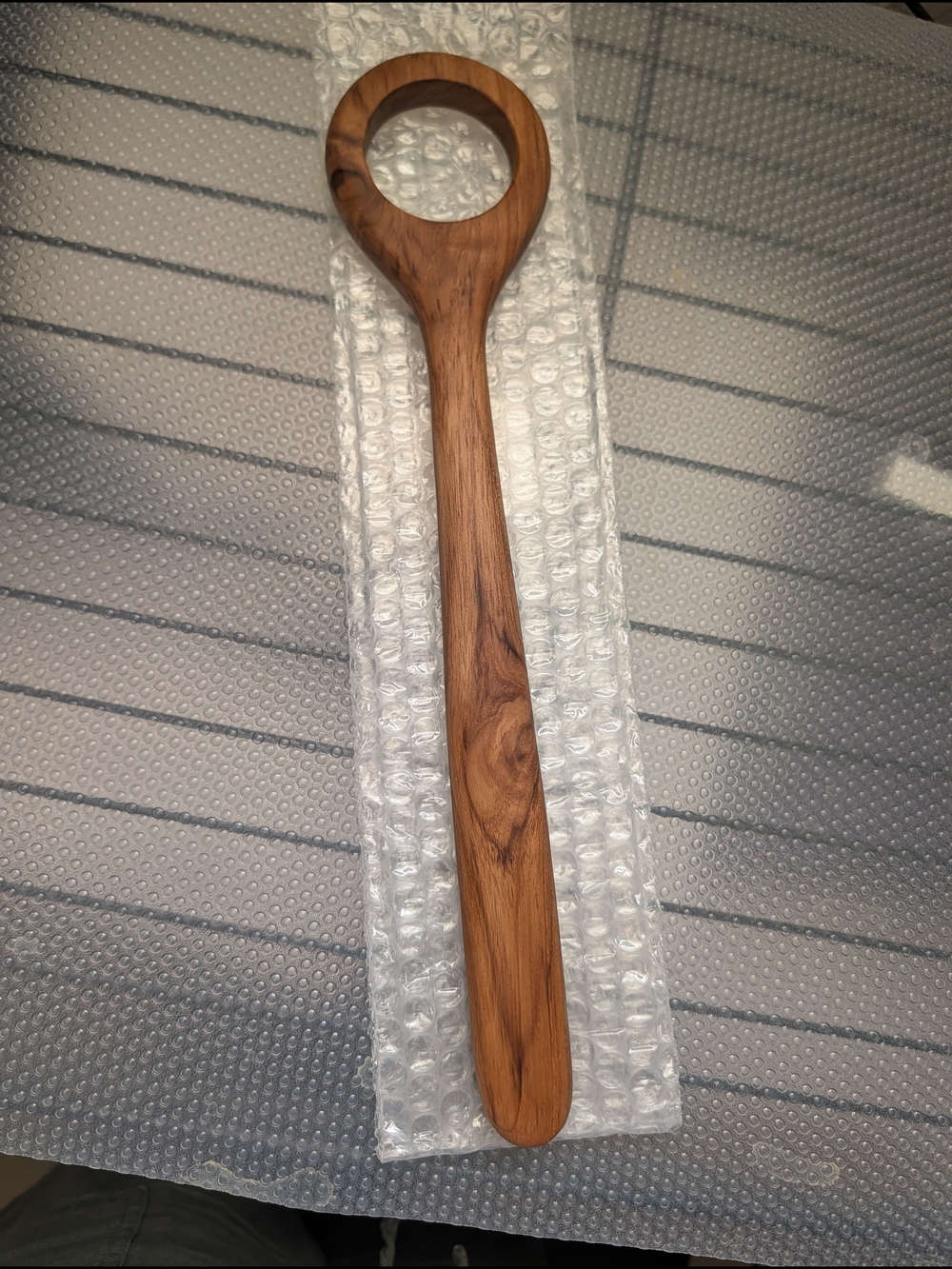 100% Teak Wood 13" Dough Whisk